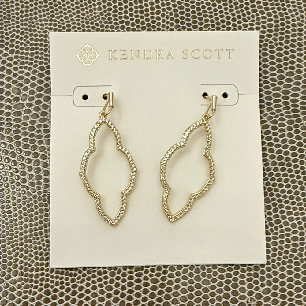 Kendra Scott Gold Filigree Earrings